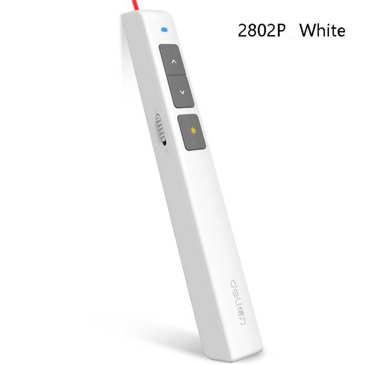 Gambar produk Deli Laser Pointer Presentasi Wireless Slideshow Red Light 100 Meter - 2802P