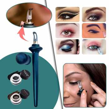 Gambar produk DNM Eyeliner Guide Tool Reusable Waterproof Silicone with Black Cream - JR70