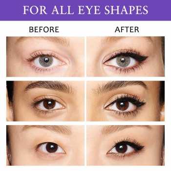 Gambar produk DNM Eyeliner Guide Tool Reusable Waterproof Silicone with Black Cream - JR70