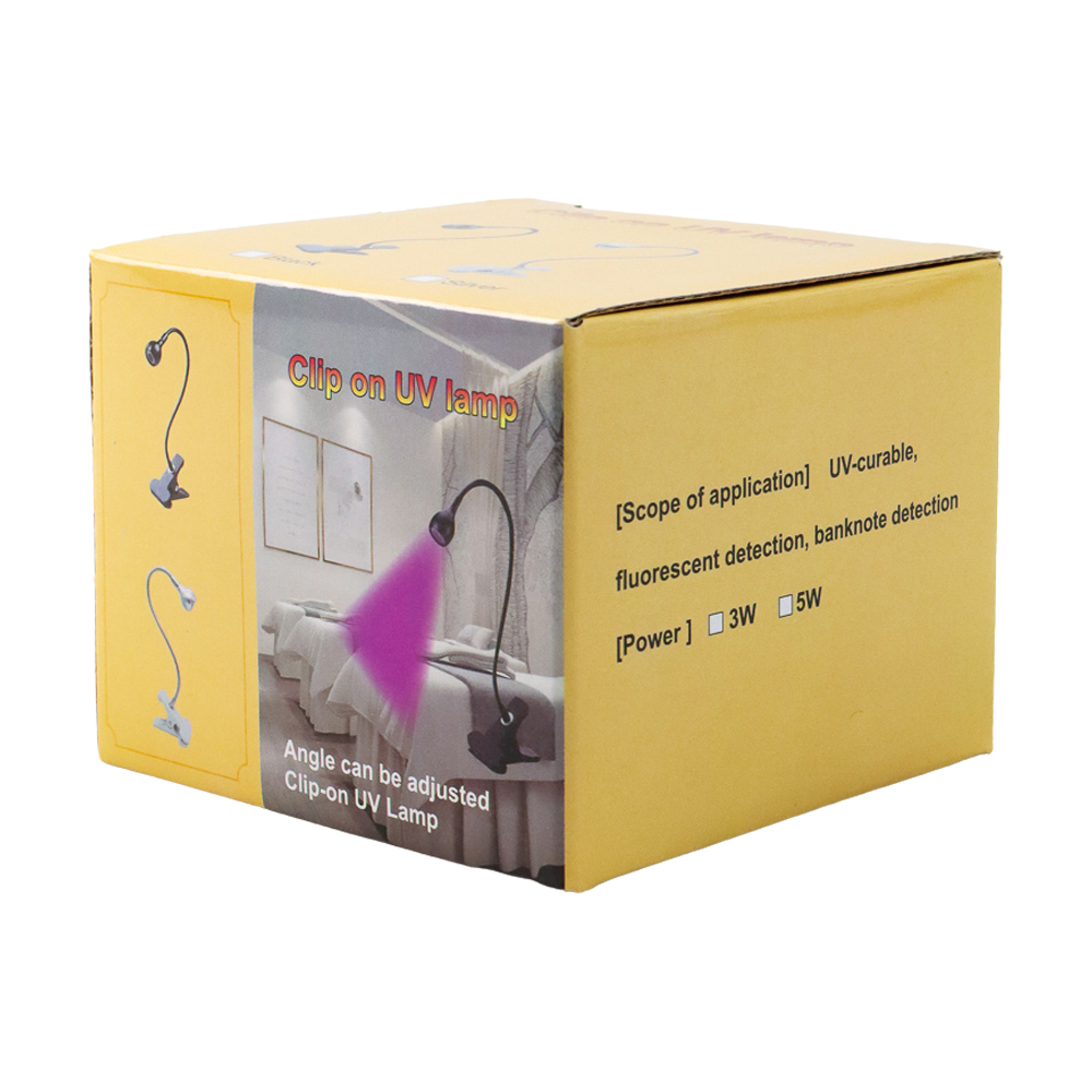 CMAOS Lampu UV LED Desk Lamp Ultraviolet Nail Dryer or Cash Detector