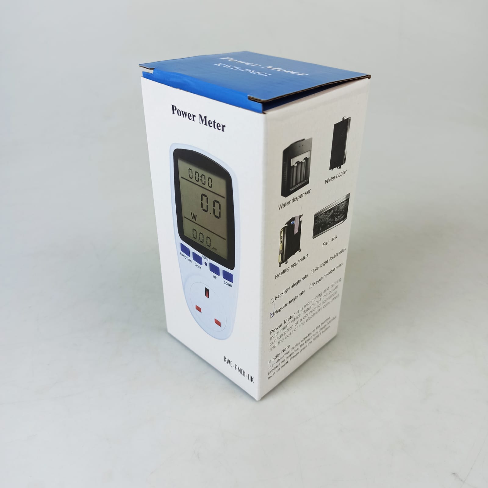 Taffware kWh Meter Pengukur Biaya Listrik Rumah Multifungsi KWEPM01