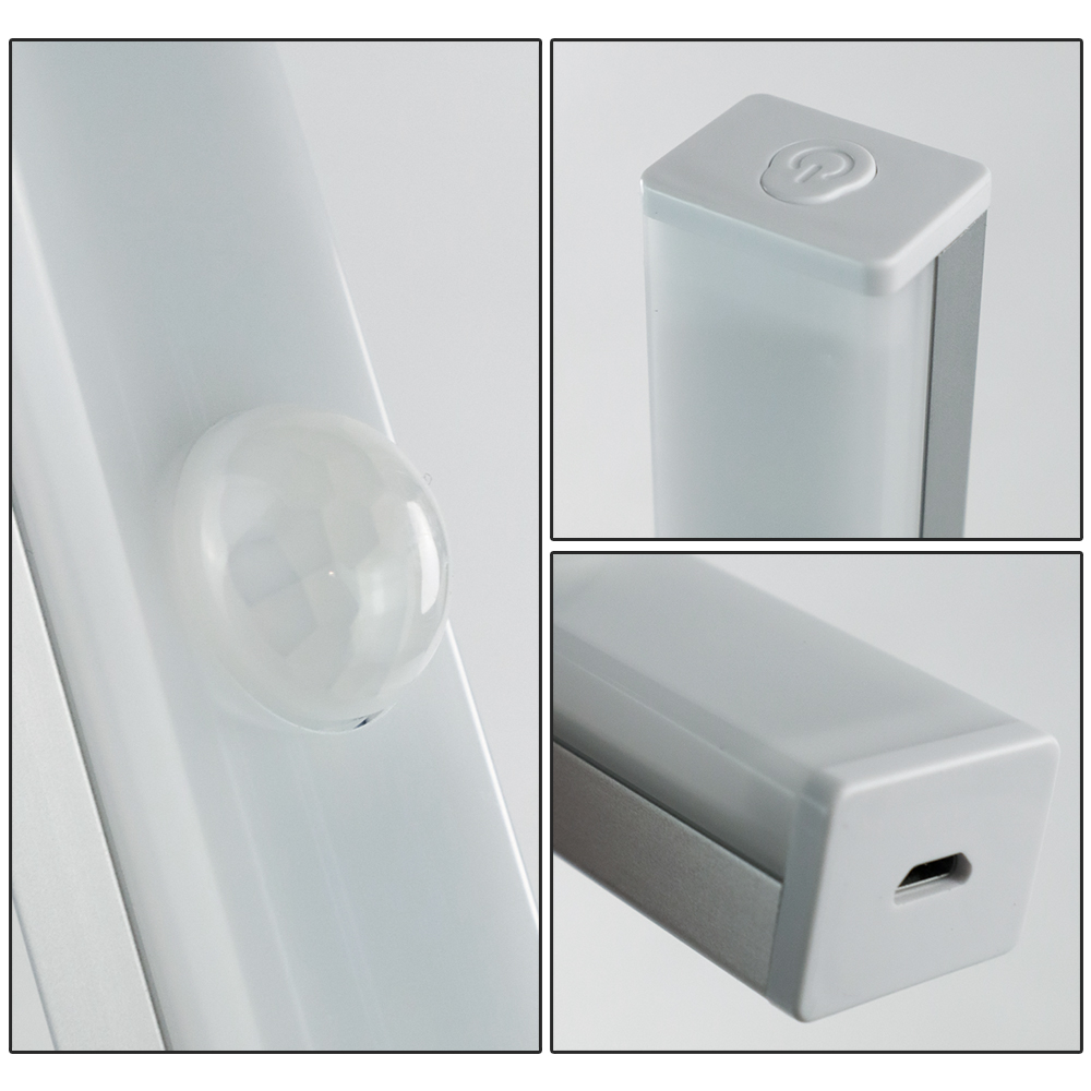 Sensor Led Usb Recharge Plutus Lampu Tempel LED Sensor PIR Cool White USB Recharge 5V 1W - Y191 ...