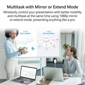 Gambar produk EZCast Pocket Wireless Display HDMI Receiver and Type C Transmitter - C1R1