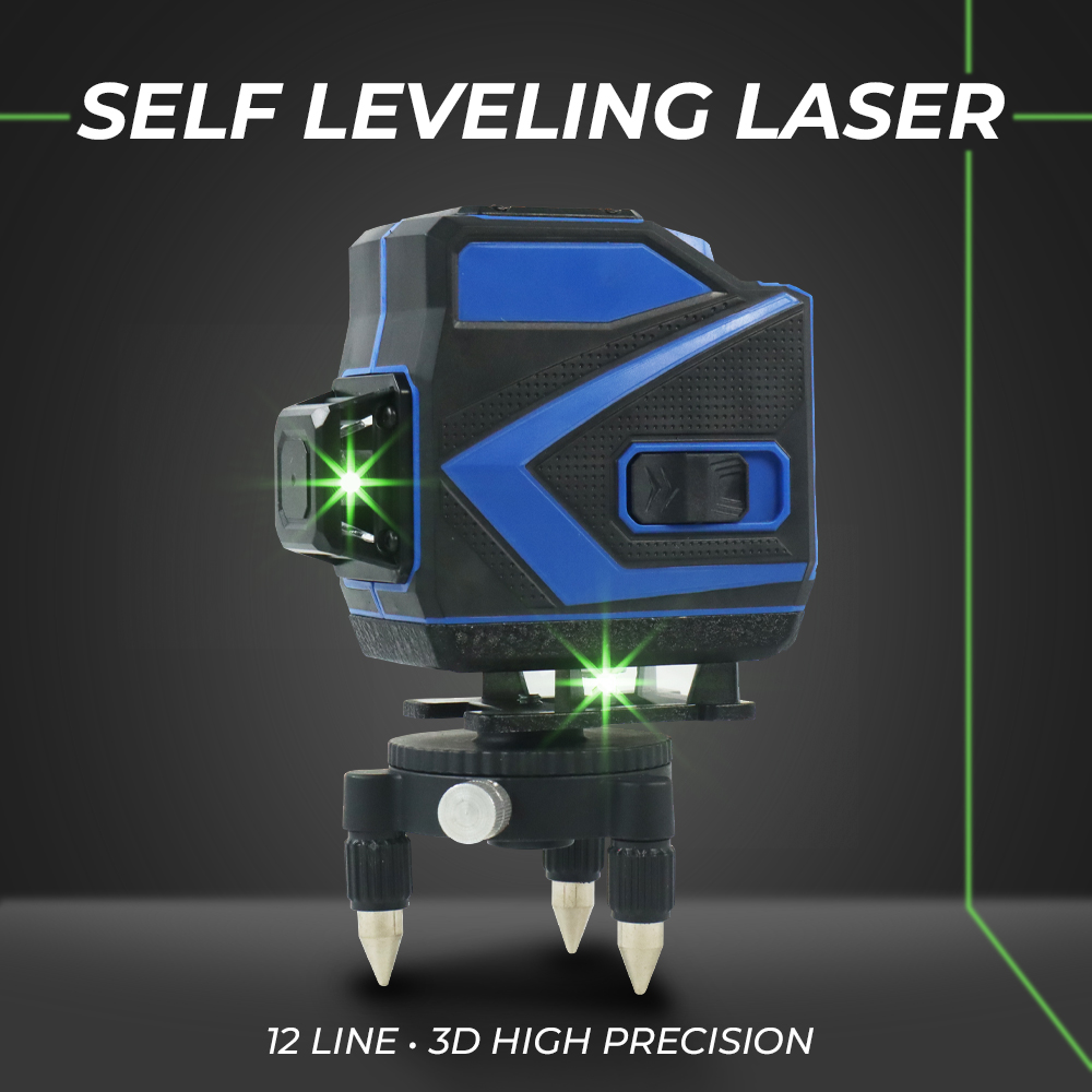 LD Mesin Self Leveling 12 Line Laser 3D High precision - LD-312 - Blue