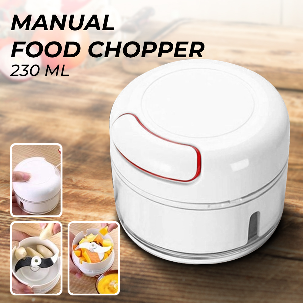 Gambar produk Juxin Food Chopper Manual Penggiling Bumbu Easy Operation 230ml - JX10
