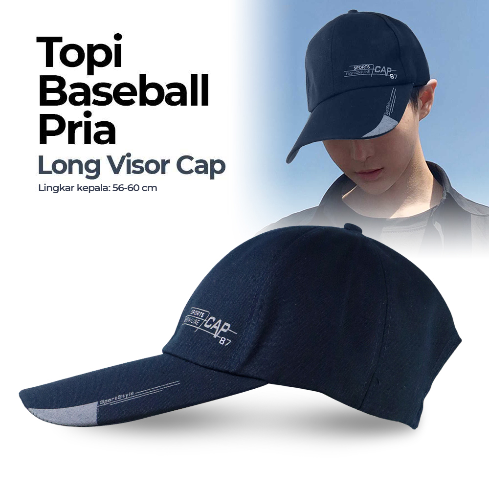 Gambar produk SportsC Topi Baseball Cap Long Visor Sport Style - MZ87
