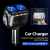 Gambar produk ACCNIC Car Charger 2 USB Port QC3 + 2 Cigarette Plug LCD Display - Y34Q
