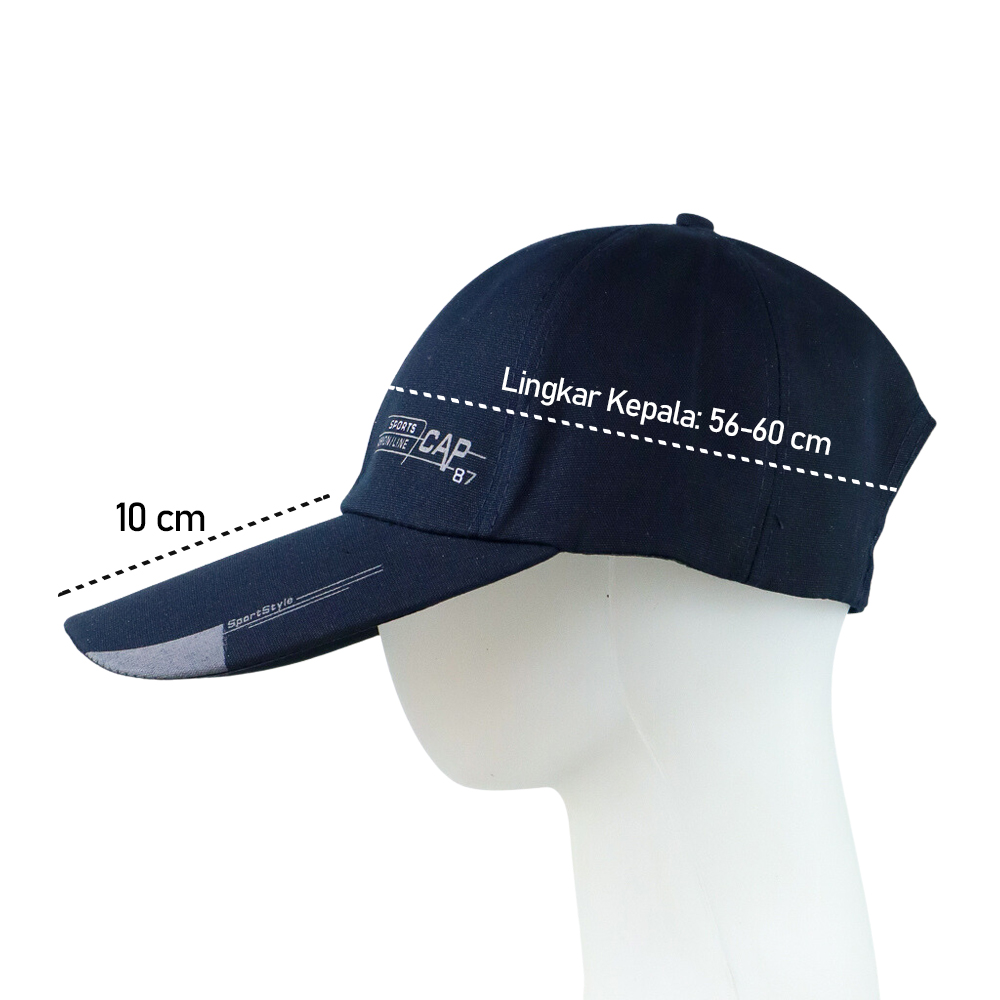 Gambar produk SportsC Topi Baseball Cap Long Visor Sport Style - MZ87