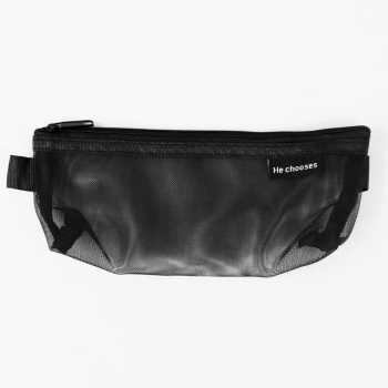 Gambar produk HeChooses Tas Make Up Kosmetik Transparent Mesh Triangle - KS34