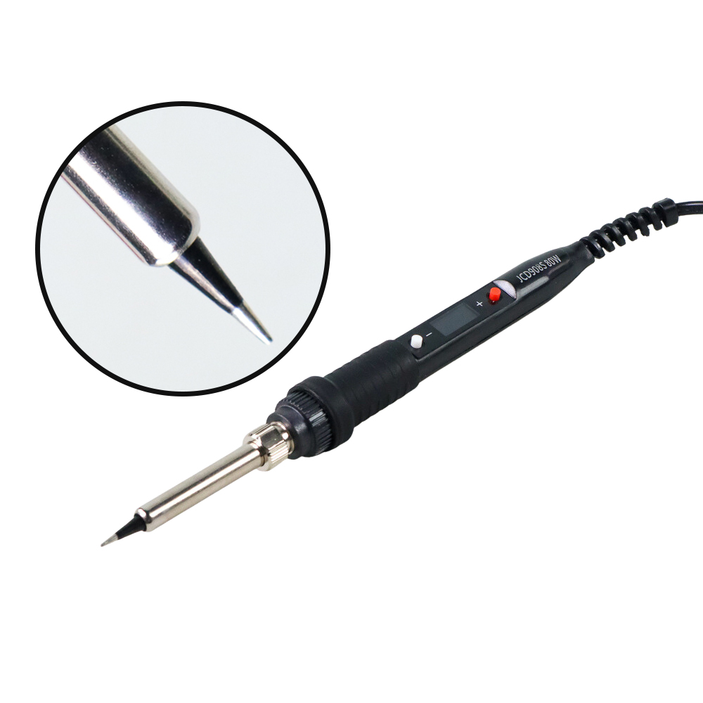 SumSour Electric Solder LCD Soldering Iron 80W 220V JCD908S Black