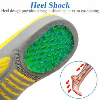 Gambar produk EiD Insole Sepatu Alas Kaki Orthopedic Shock Absorb Gel Size L 41-46 - ZYD18