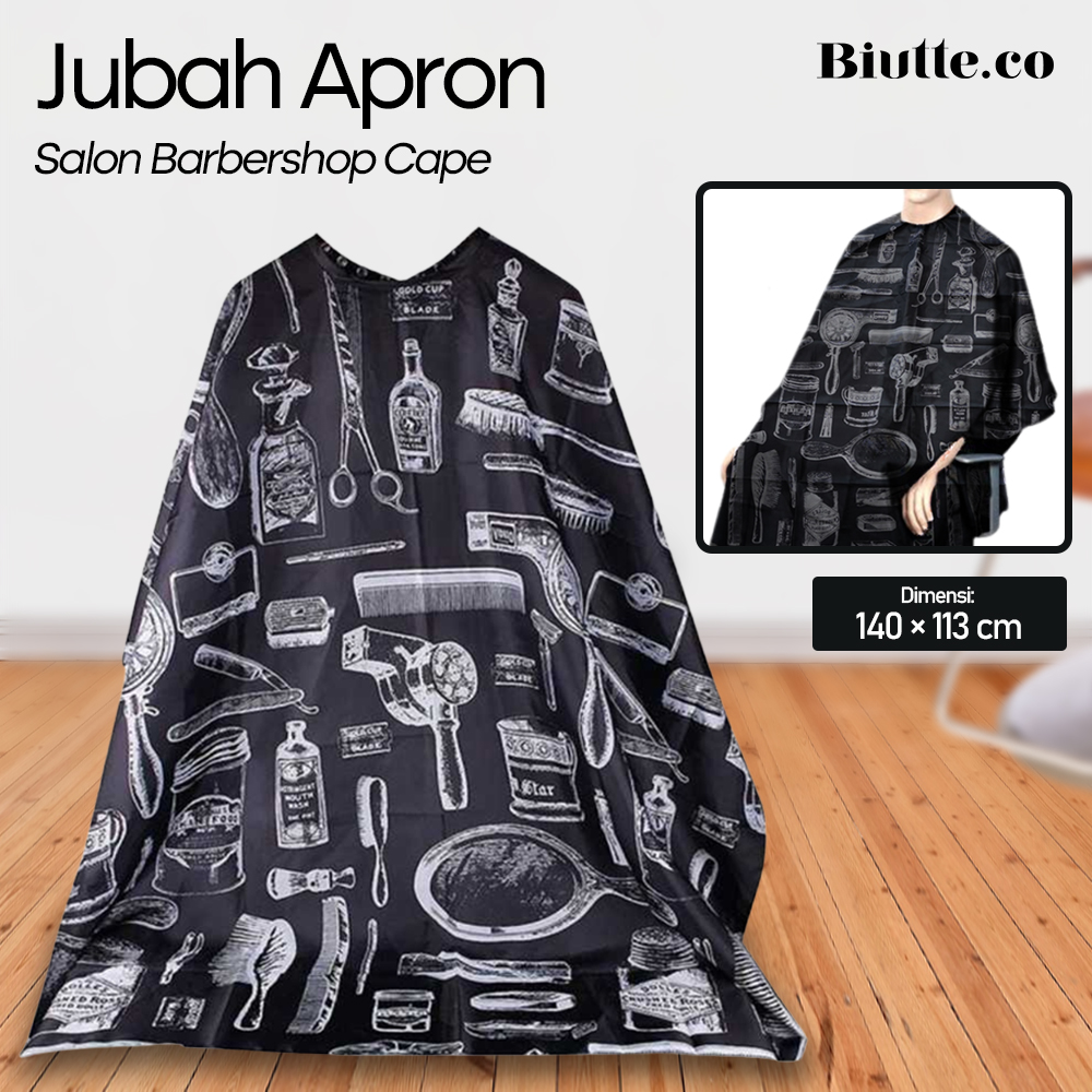 Gambar produk Biutte.co Jubah Apron Pangkas Rambut Salon Barbershop Cape - WB01