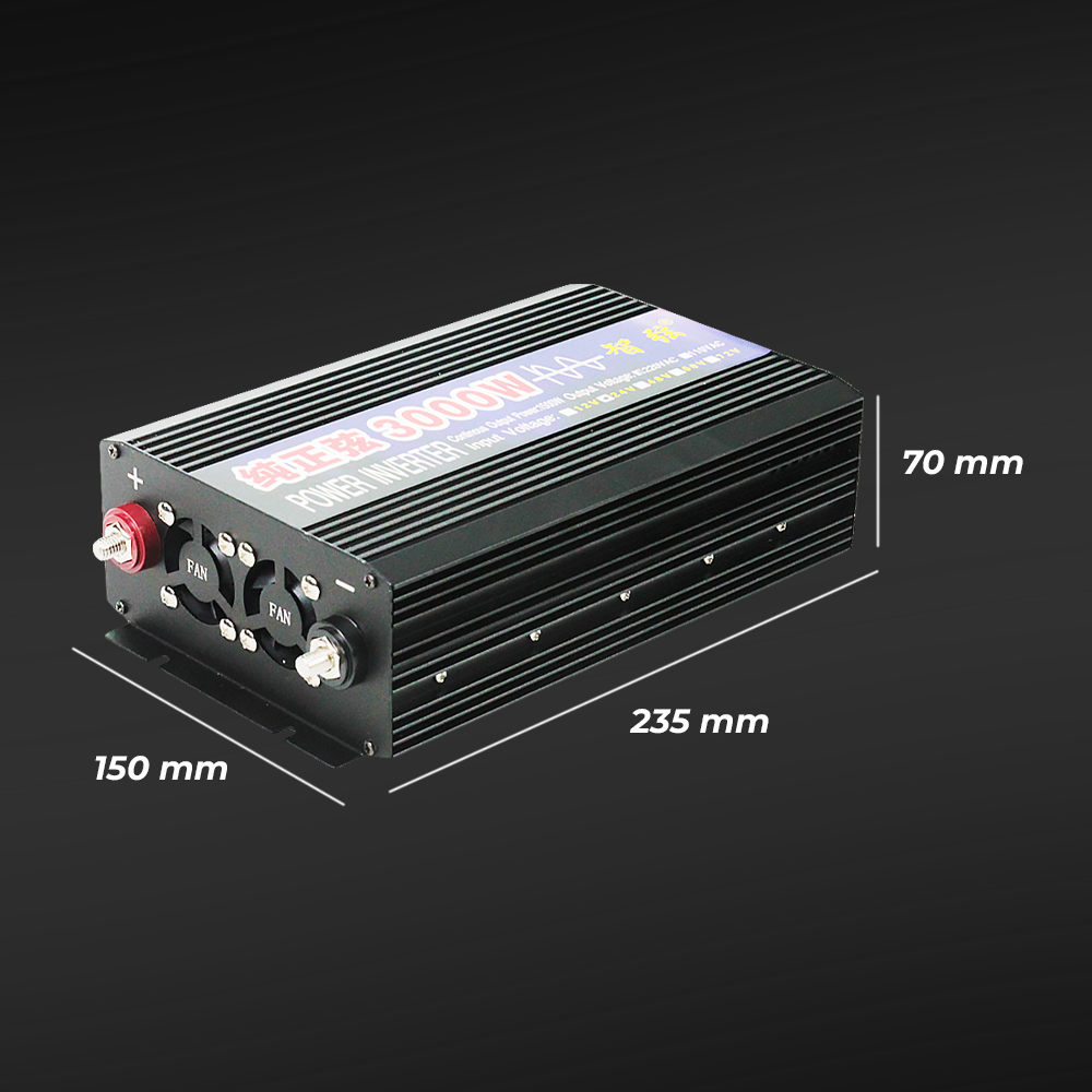 Taffware Power Inverter Mobil Pure Sine Wave DC 24V to AC 220V 3000W ...
