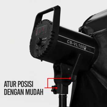 Gambar produk Kefengte Lampu Studio Video Photography Light 2 in 1 Color 400W - CB-VL100P