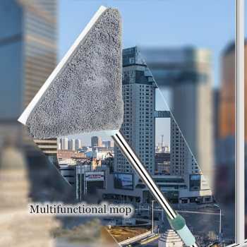 Gambar produk LzWing Alat Pel Lantai Microfiber Flat Mop Triangular 360 Rotation - LZ26