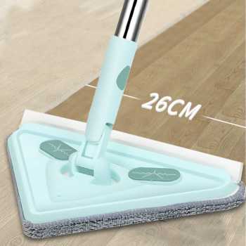 Gambar produk LzWing Alat Pel Lantai Microfiber Flat Mop Triangular 360 Rotation - LZ26