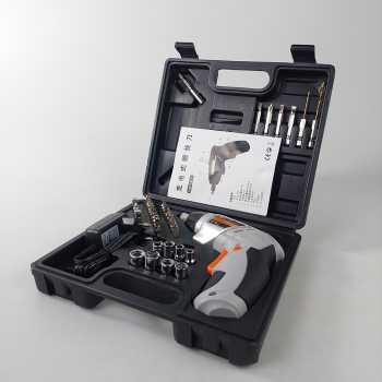 Gambar produk DCTOOLS Obeng Listrik Cordless Screwdriver 4.8V 45 in 1 - S028
