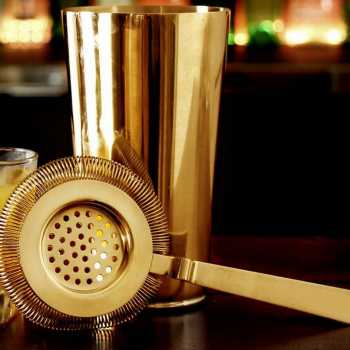 Gambar produk BARMAID BARWARE Cocktail Strainer Stainless Steel Bar Tools - BRW9