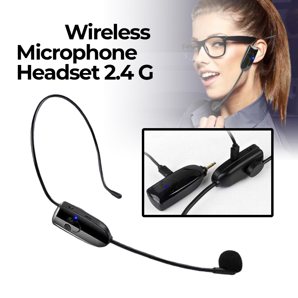 Hanjiang Wireless Microphone 2.4G Headset with Transmitter HXW021