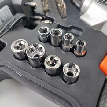 Gambar produk DCTOOLS Obeng Listrik Cordless Screwdriver 4.8V 45 in 1 - S028