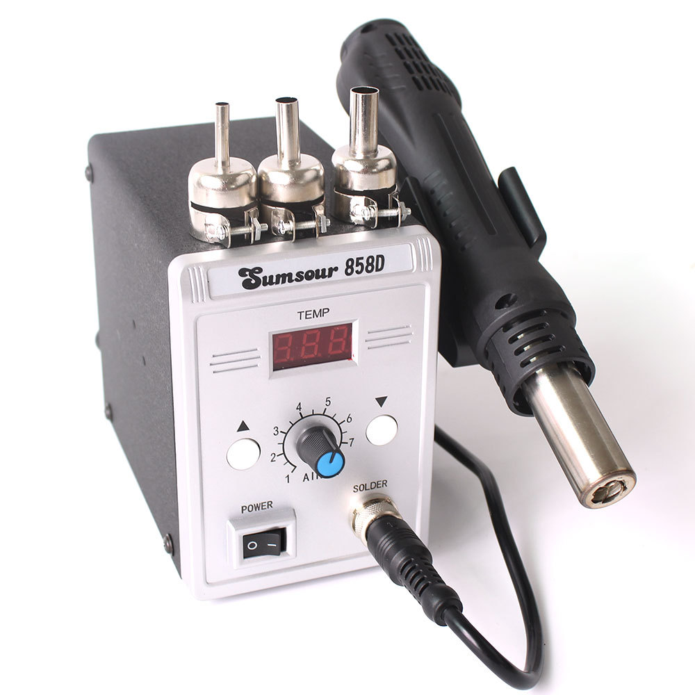 SUMSOUR Hot Gun Heat Blower Soldering with Adjustable Station 700W