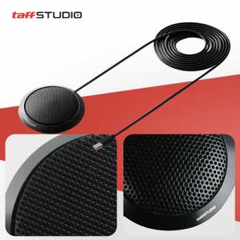 Gambar produk TaffSTUDIO Microphone Desktop USB Type C 360 Degree Plug and Play - YWKC