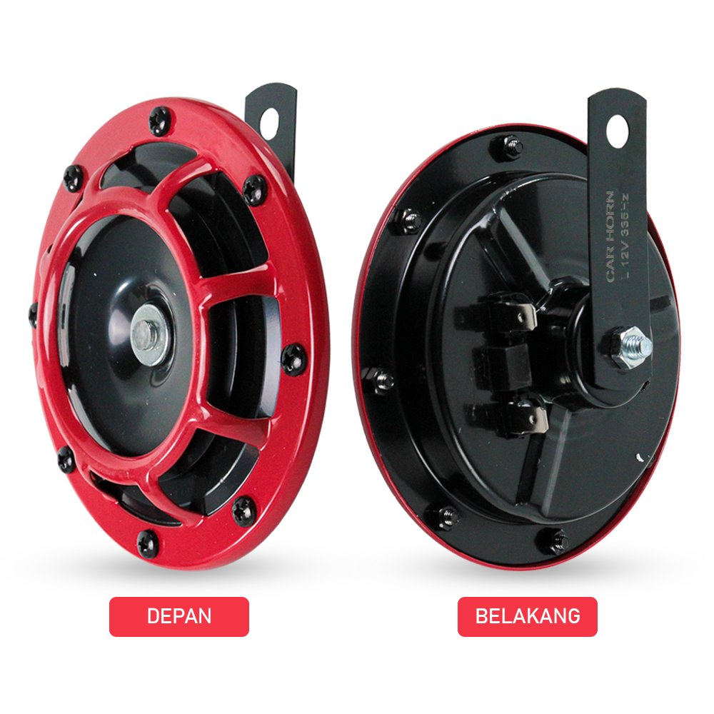 HELLA Klakson Mobil Electric Super Loud Car Horn 12V 430Hz 2 PCS HL12