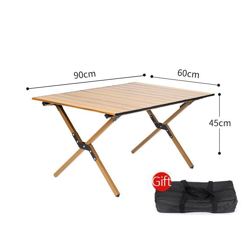 Gambar produk TaffSPORT Meja Lipat Portable Camping Folding Table Aluminium 89cm - ST9