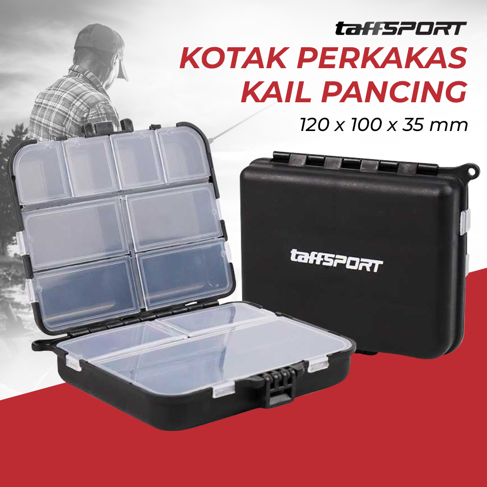 Gambar produk TaffSPORT Box Kotak Perkakas Kail Pancing Waterproof Case - Q041