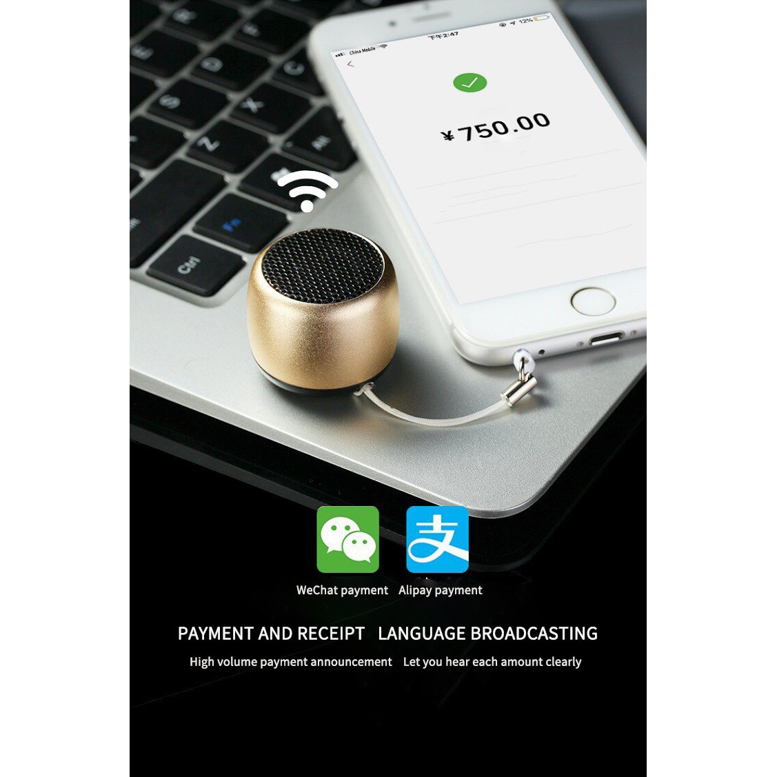 Soundz Speaker Portable Bluetooth Stereo Surround Mini Outdoor M1