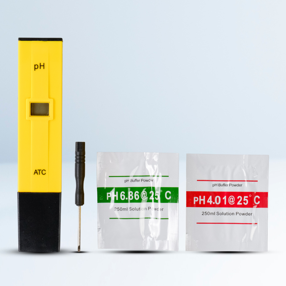 ATC Alat Ukur Uji PH Meter Tester Pen Air Minum Akuarium PH009 Yellow