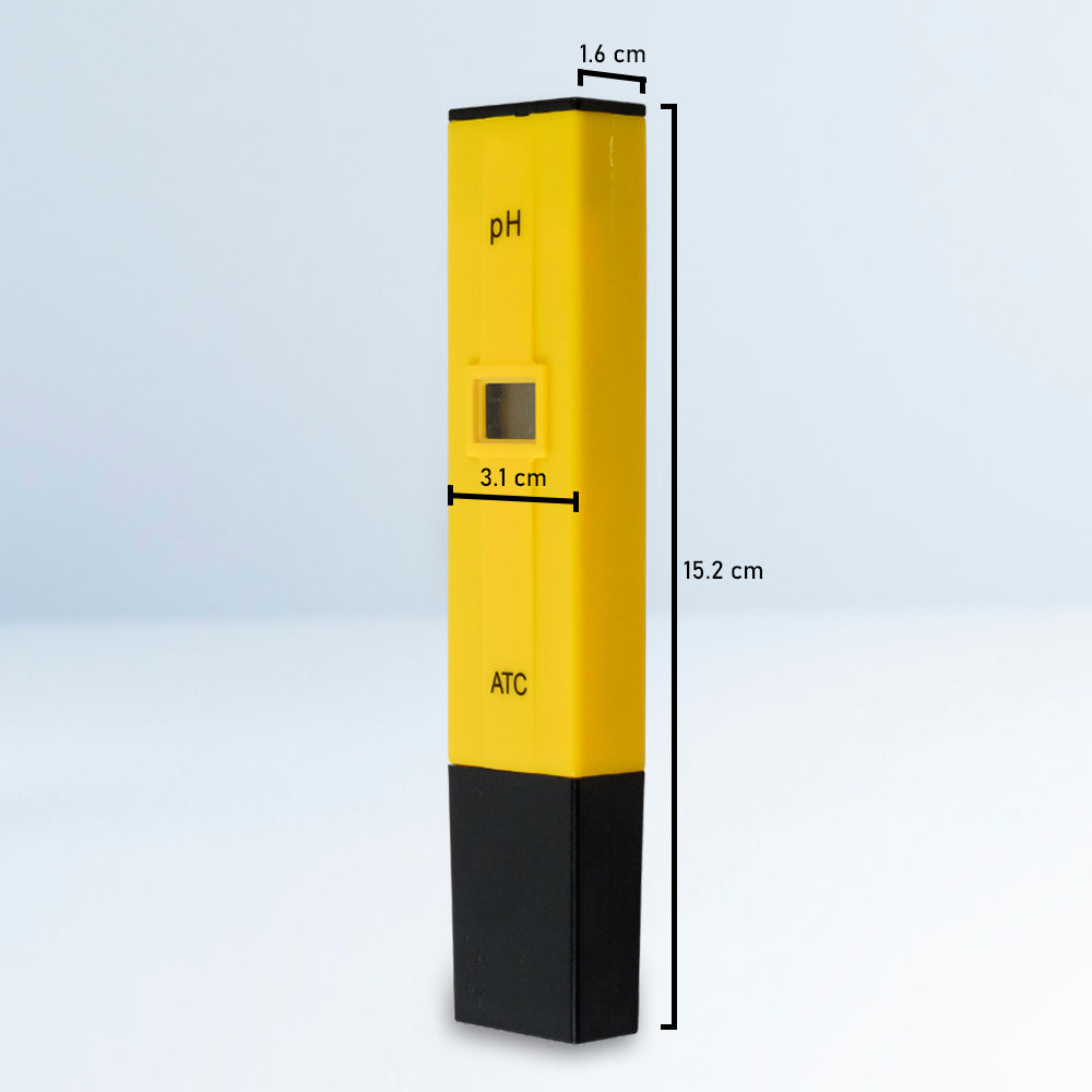 ATC Alat Ukur Uji PH Meter Tester Pen Air Minum Akuarium PH009 Yellow