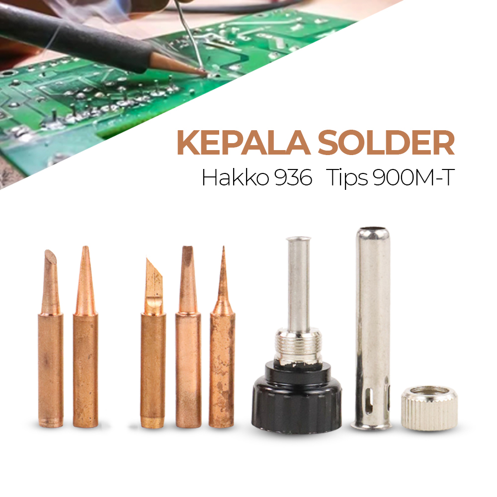 SZBFT Kepala Solder 5 PCS for Hakko 936 Tips 900MT 556