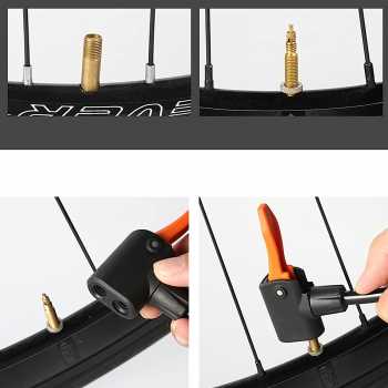 X-TIGER Pompa Angin Sepeda Serbaguna Portable Pump - BM4518B Gambar produk X-TIGER Pompa Angin Sepeda Serbaguna Portable Pump - BM4518B