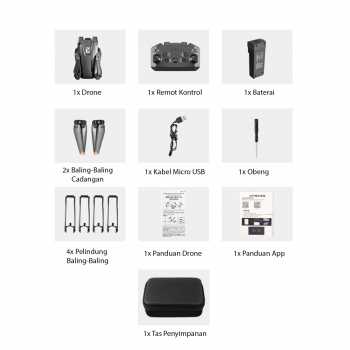 Gambar produk CINE Drone 4K HD Dual Camera Obstacle Avoidance 2000mAh - Z908 PRO