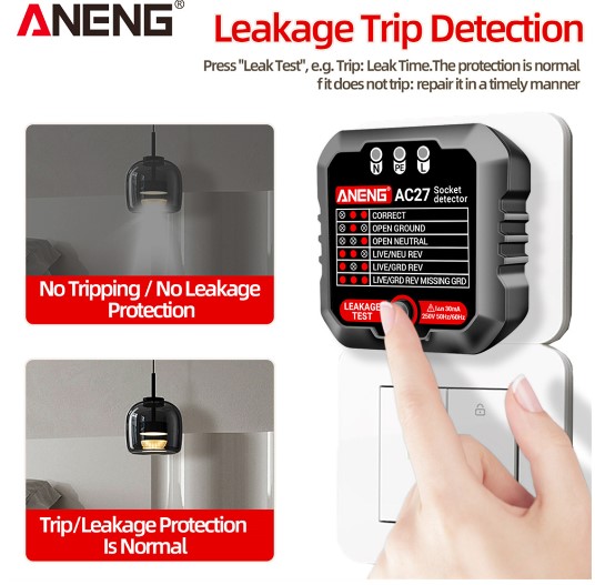 Gambar produk ANENG Smart Socket Detector Check Voltage - AC27