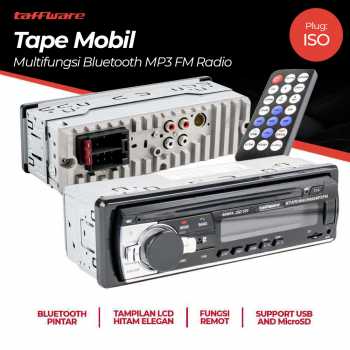 Taffware Tape Mobil Audio Multifungsi Bluetooth MP3 FM Radio - JSD-520 - Black