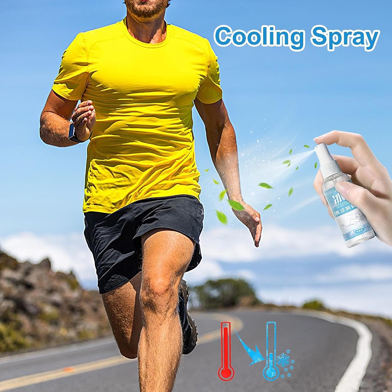 MAILI Semprotan Dingin Multifungsi Sport Cooling Spray Mint 100ml