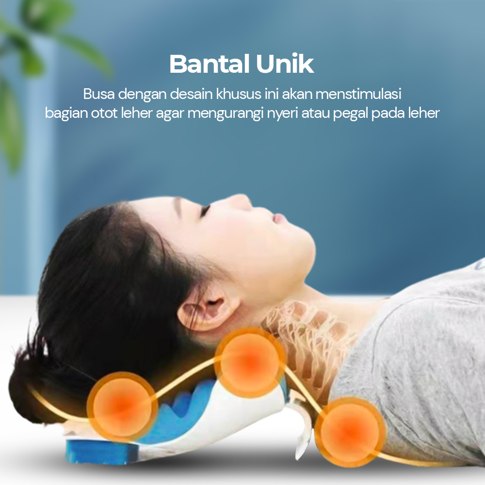 Gambar produk Taffware Bantal Relaksasi Leher Punggung Neck Pain Relief - HBF001