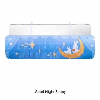 Gambar produk WECOOL Cover Angin AC Windshield Air Conditioner Deflector Cute Design Good Night Bunny - WL90