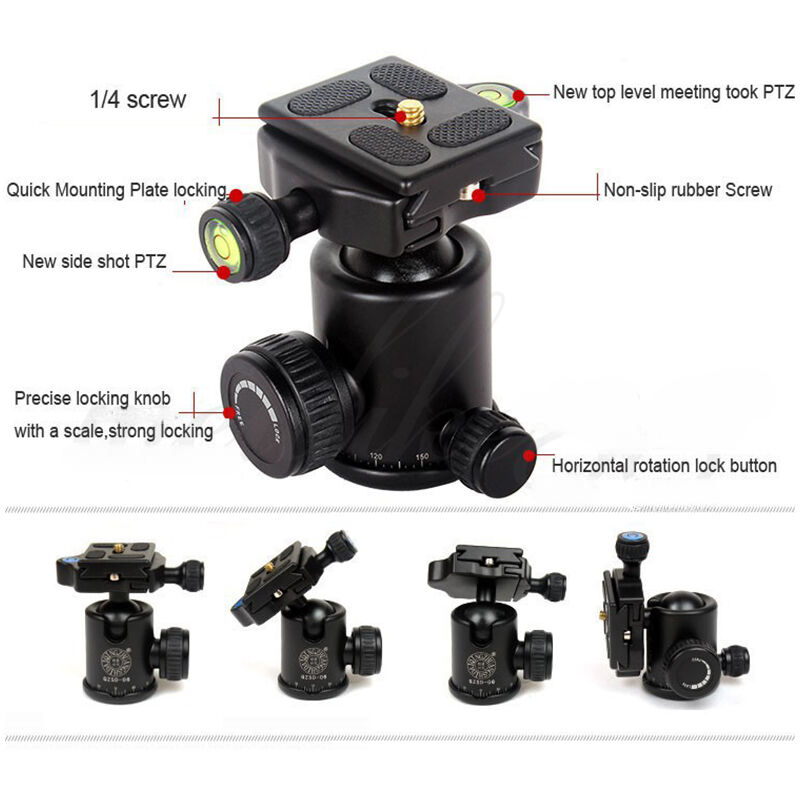 UEGOGOC Tripod Kamera Profesional Rotasi 360 Anti Slip 1/4 Inch Mount