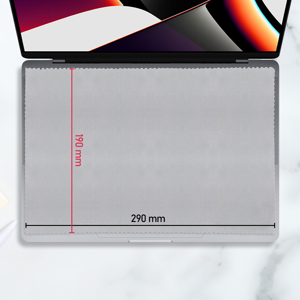 TaffGO Kain Keyboard Laptop Cover Lap Cleaning Cloth Microfiber 13/14