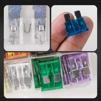 Gambar produk OCKIC Sekring Mobil Set Auto Blade Type Car Fuses with Box 100 PCS - OC-100