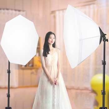 Gambar produk TaffSTUDIO Payung Softbox Lighting Octagon Single Socket 70cm E27 Softbox Only - SL57