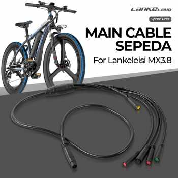 Lankeleisi Spare Part Main Cable Sepeda for Lankeleisi MX3.8 - Black