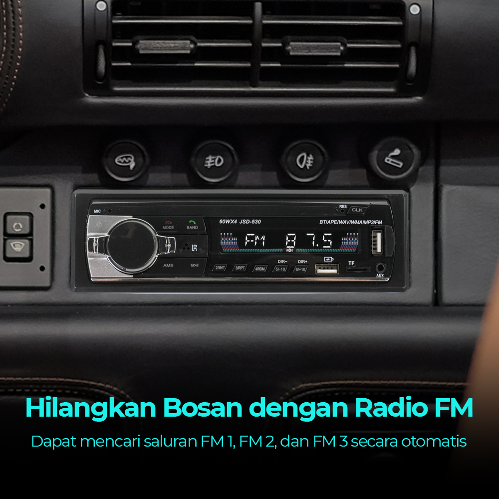 Occkic Tape Mobil Audio MP3 Player Car Bluetooth Hands Free Call JSD