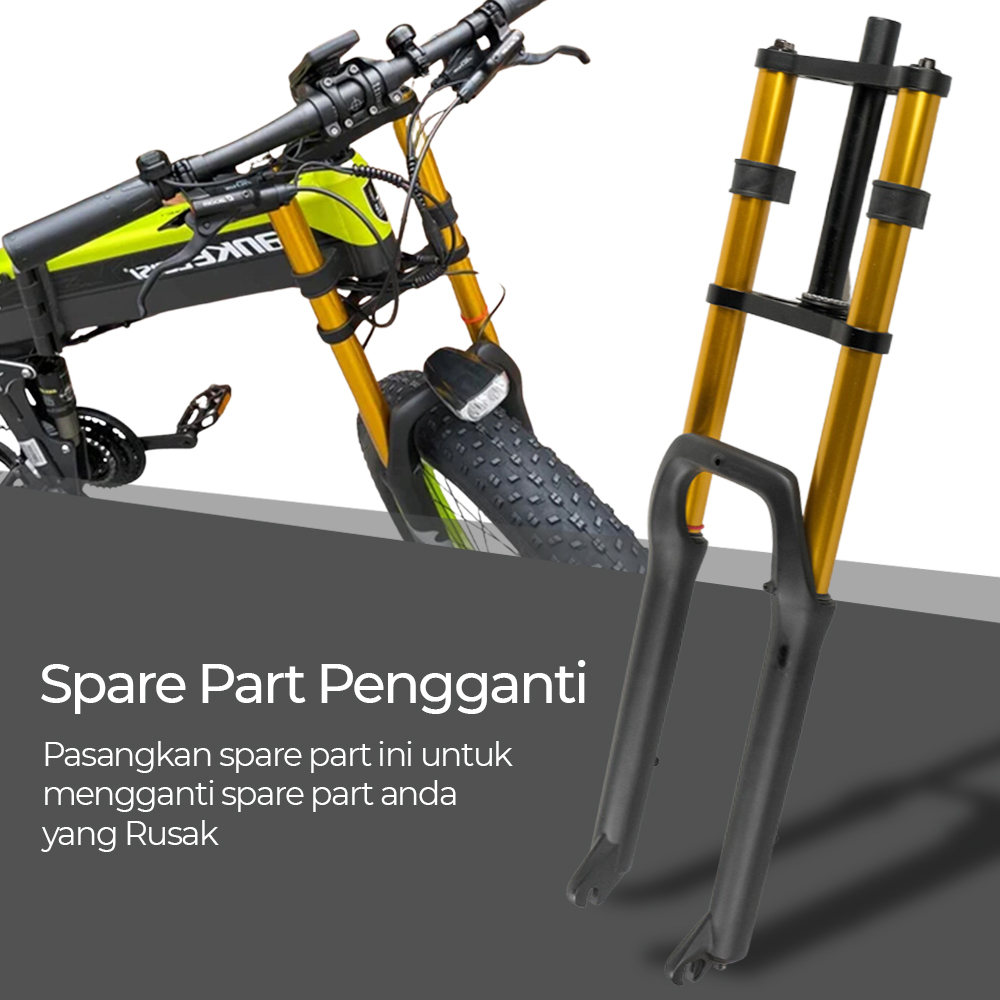Lankeleisi Downhill Front Fork Sepeda Listrik Lankeleisi XT750 Plus Gambar produk Lankeleisi Downhill Front Fork Sepeda Listrik Lankeleisi XT750 Plus
