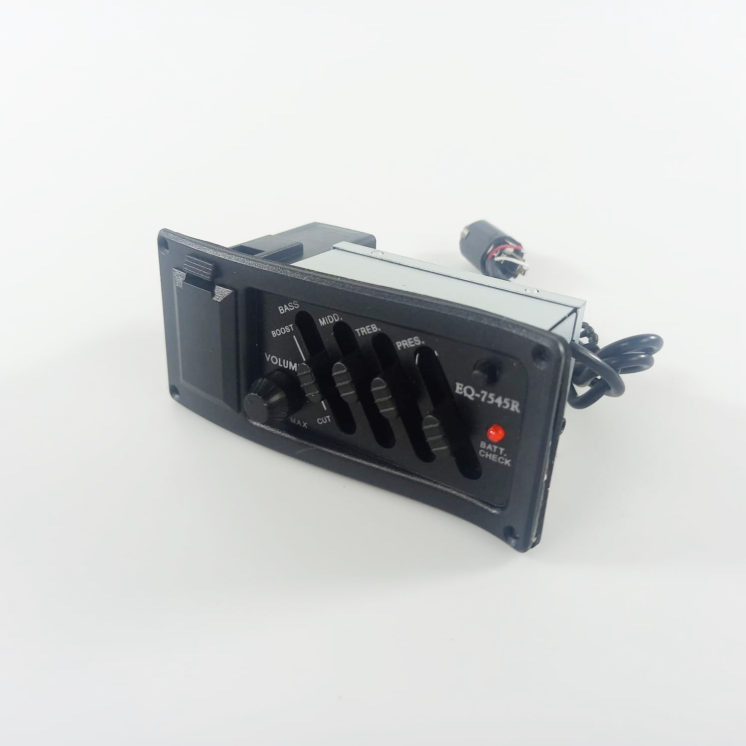 Preamp Amplifier Gitar EQ Tuner EQ7545R Black