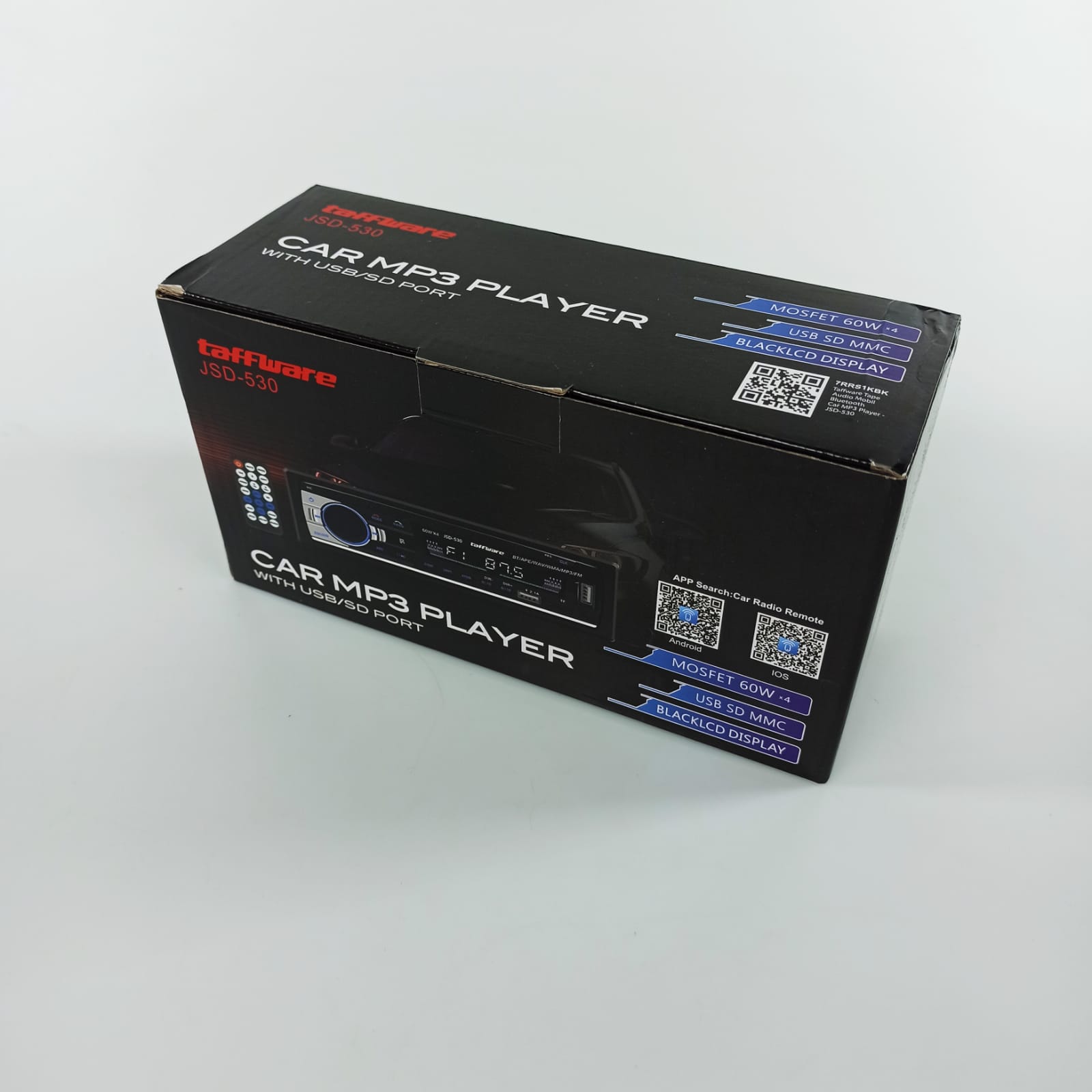 Taffware Tape Mobil Audio Bluetooth Car MP3 Player JSD530 Black