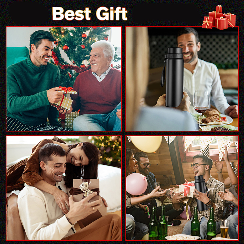 One Two Cups Botol Minum Termos Air Panas Dingin Stainless Steel 1L - TC11 Gambar produk One Two Cups Botol Minum Termos Air Panas Dingin Stainless Steel 1L - TC11